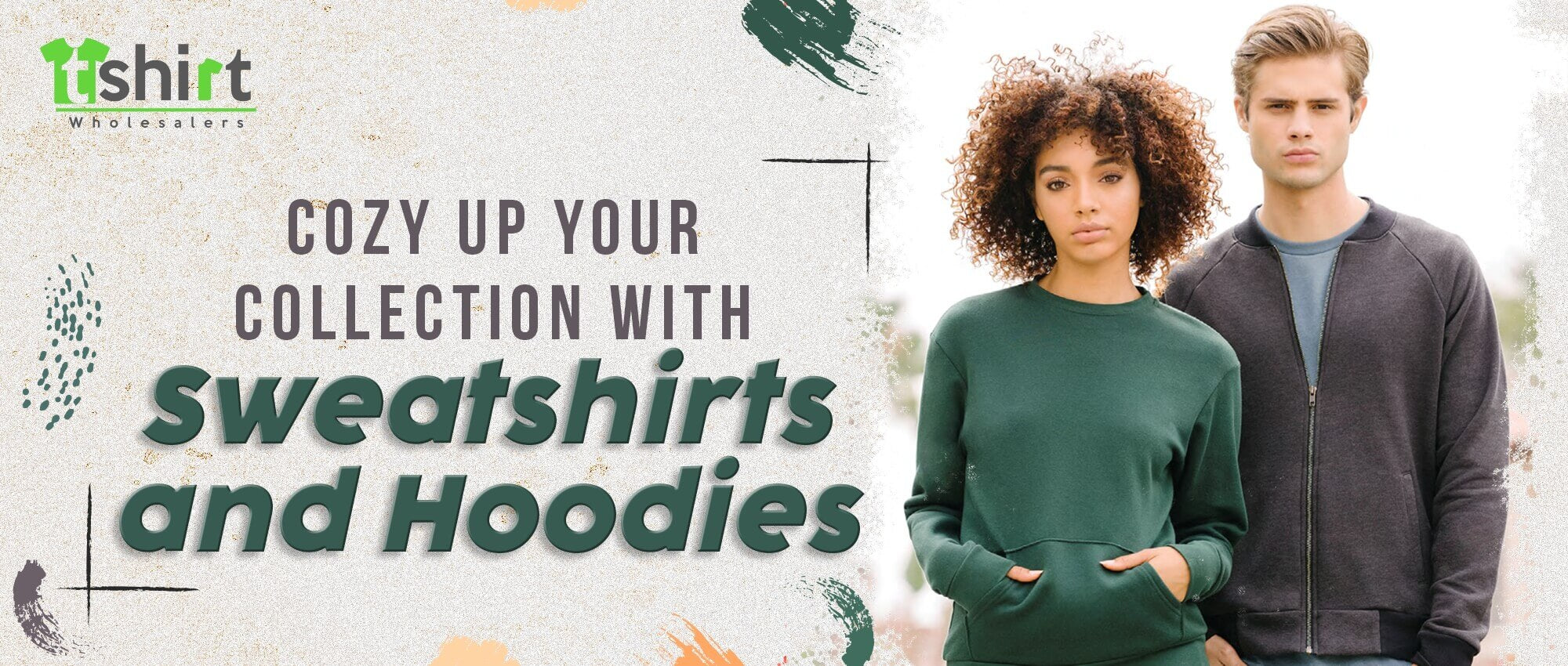 COZY UP YOUR COLLECTION WITH SWEATSHIRTS AND HOODIES