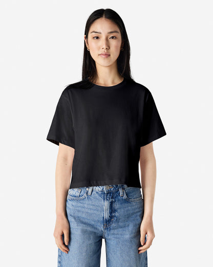 American Apparel Womens Fine Jersey Boxy T-shirt (102)