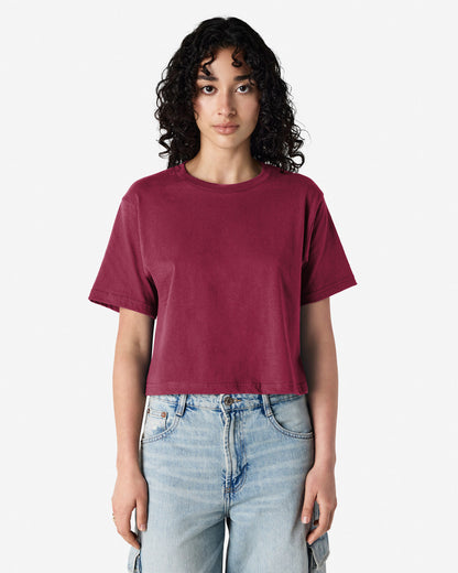 American Apparel Womens Fine Jersey Boxy T-shirt (102)