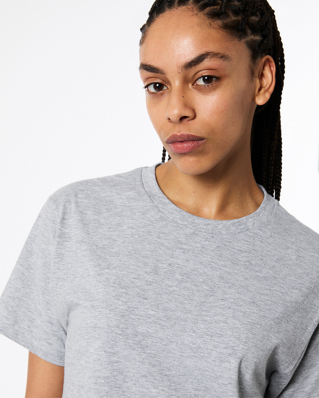 American Apparel Womens Fine Jersey Boxy T-shirt (102)