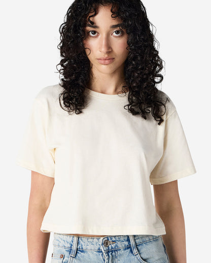 American Apparel Womens Fine Jersey Boxy T-shirt (102)