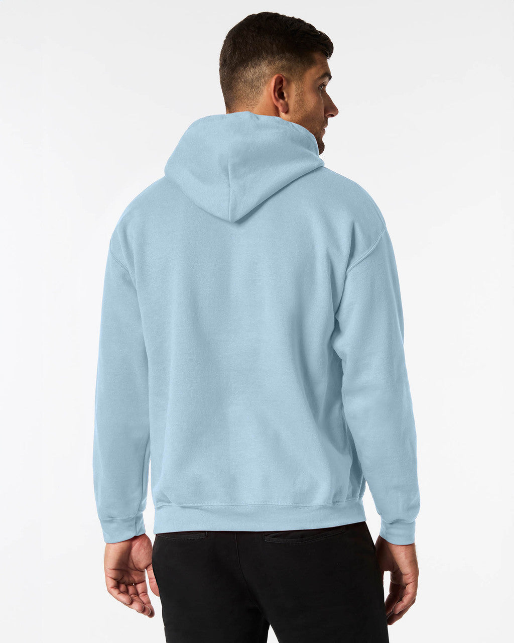 Gildan light blue hoodie on sale