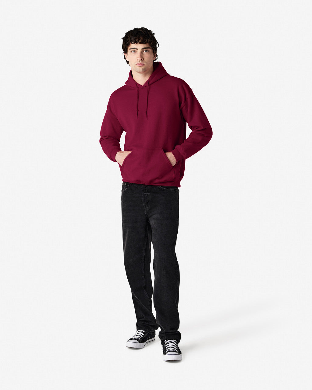 Gildan  Adult Hooded Sweatshirt-(18500) 2nd color