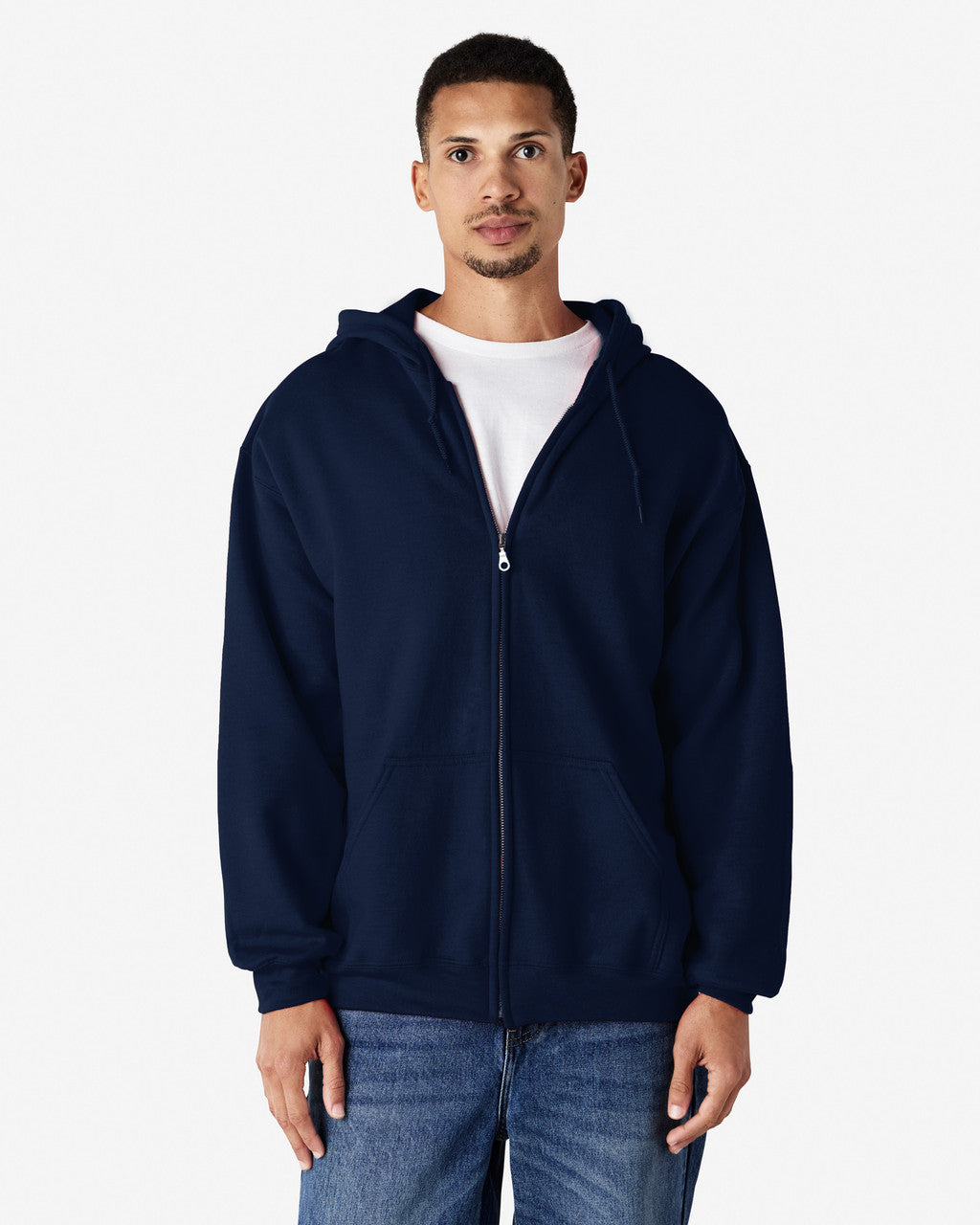 Gildan  Adult Zip Hooded Sweatshirt-(18600)