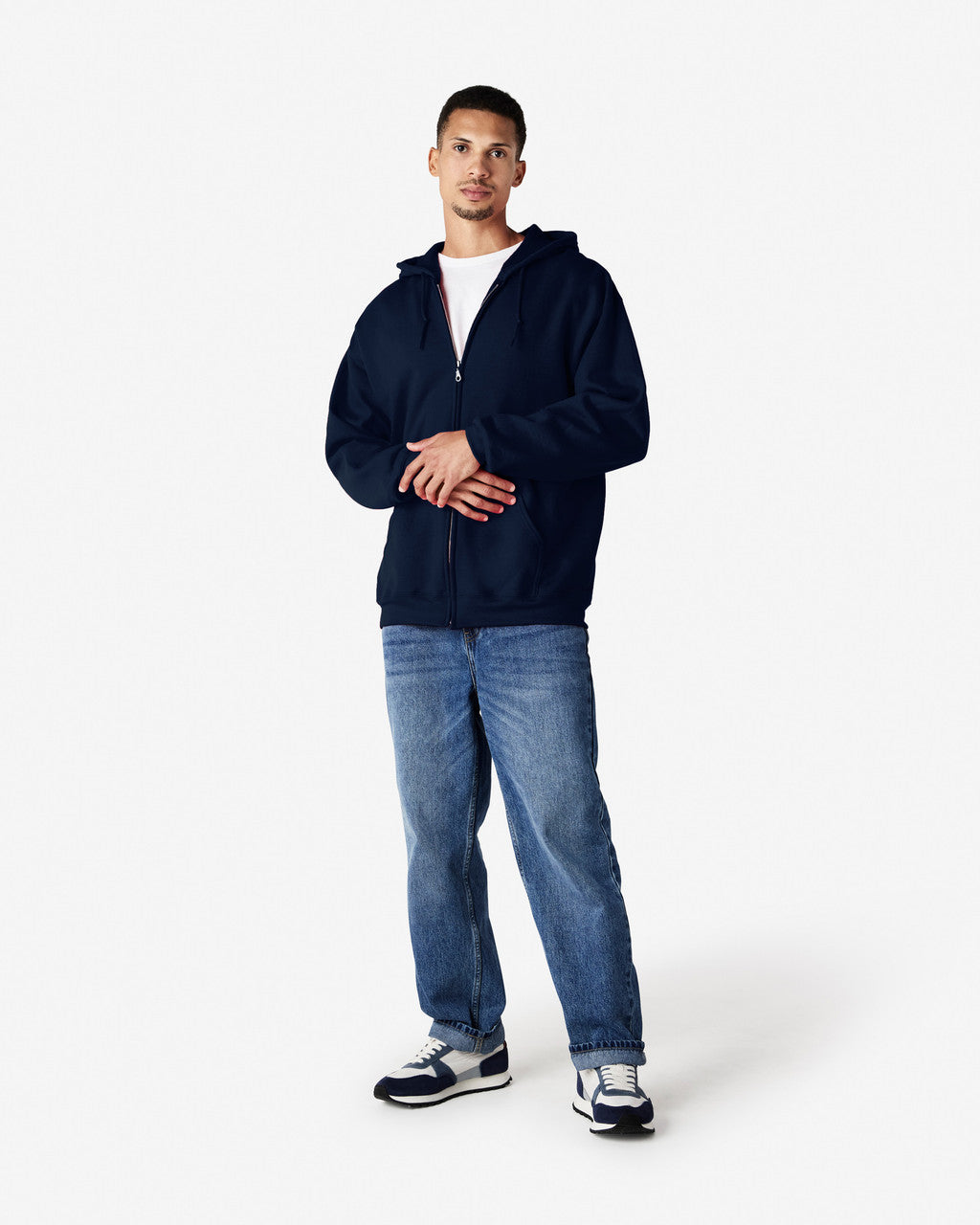 Gildan  Adult Zip Hooded Sweatshirt-(18600)