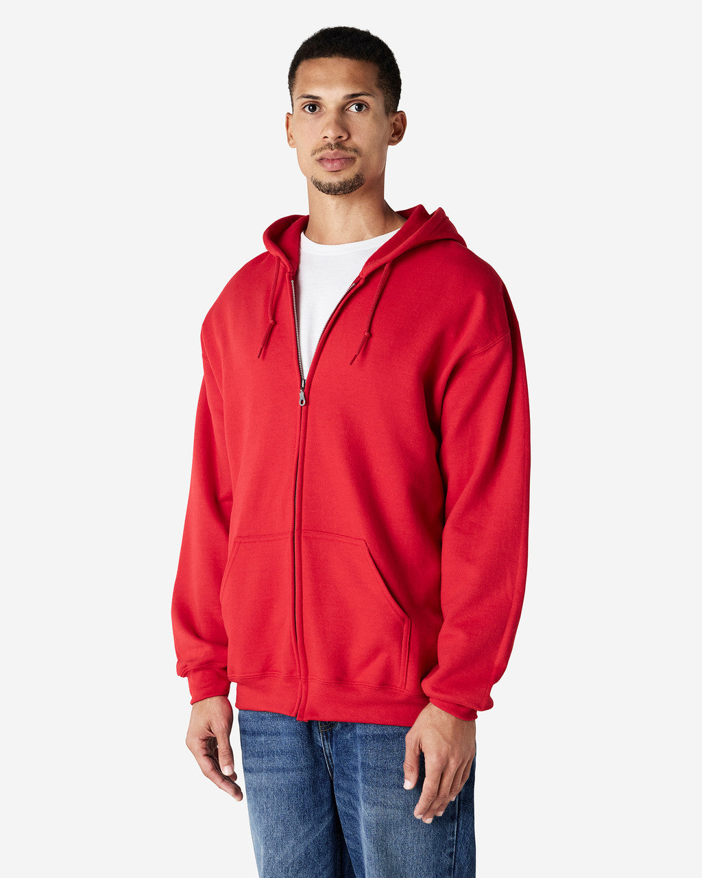 Gildan  Adult Zip Hooded Sweatshirt-(18600)