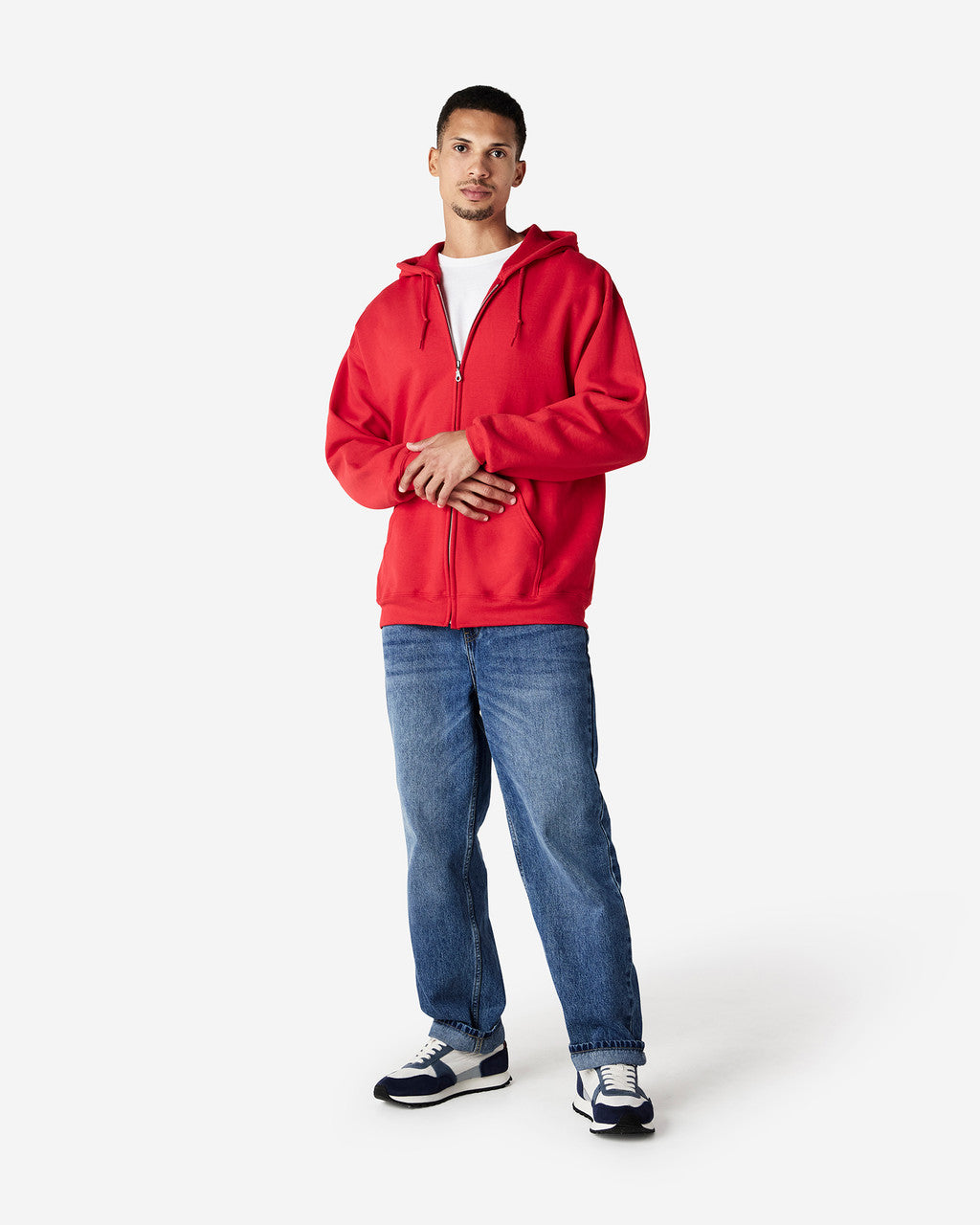 Gildan  Adult Zip Hooded Sweatshirt-(18600)