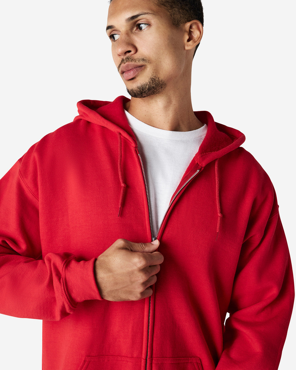 Gildan  Adult Zip Hooded Sweatshirt-(18600)