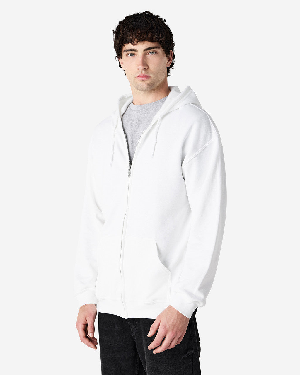 Gildan  Adult Zip Hooded Sweatshirt-(18600)