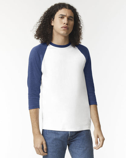 American Apparel Adult CVC Raglan T-shirt (2003CVC)