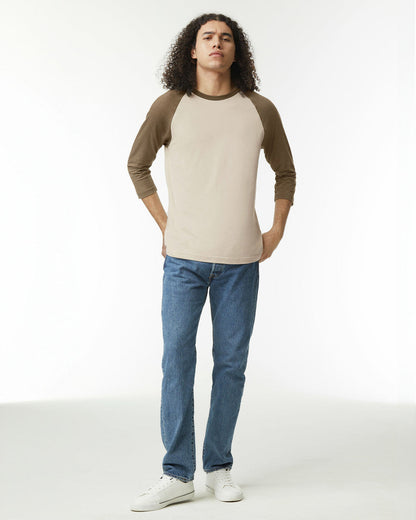 American Apparel Adult CVC Raglan T-shirt (2003CVC)