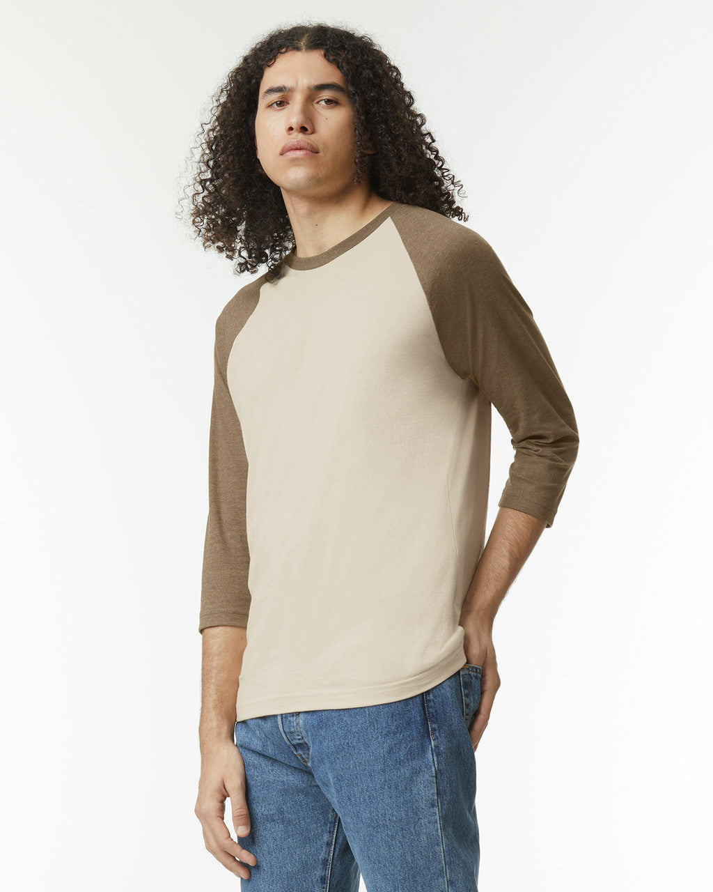 American Apparel Adult CVC Raglan T-shirt (2003CVC)