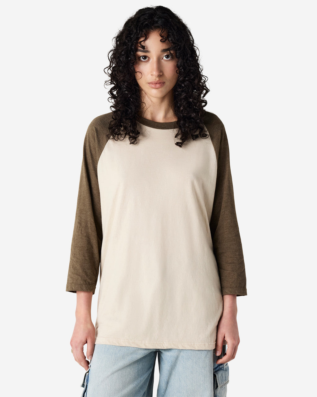 American Apparel Adult CVC Raglan T-shirt (2003CVC)