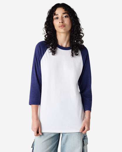 American Apparel Adult CVC Raglan T-shirt (2003CVC)