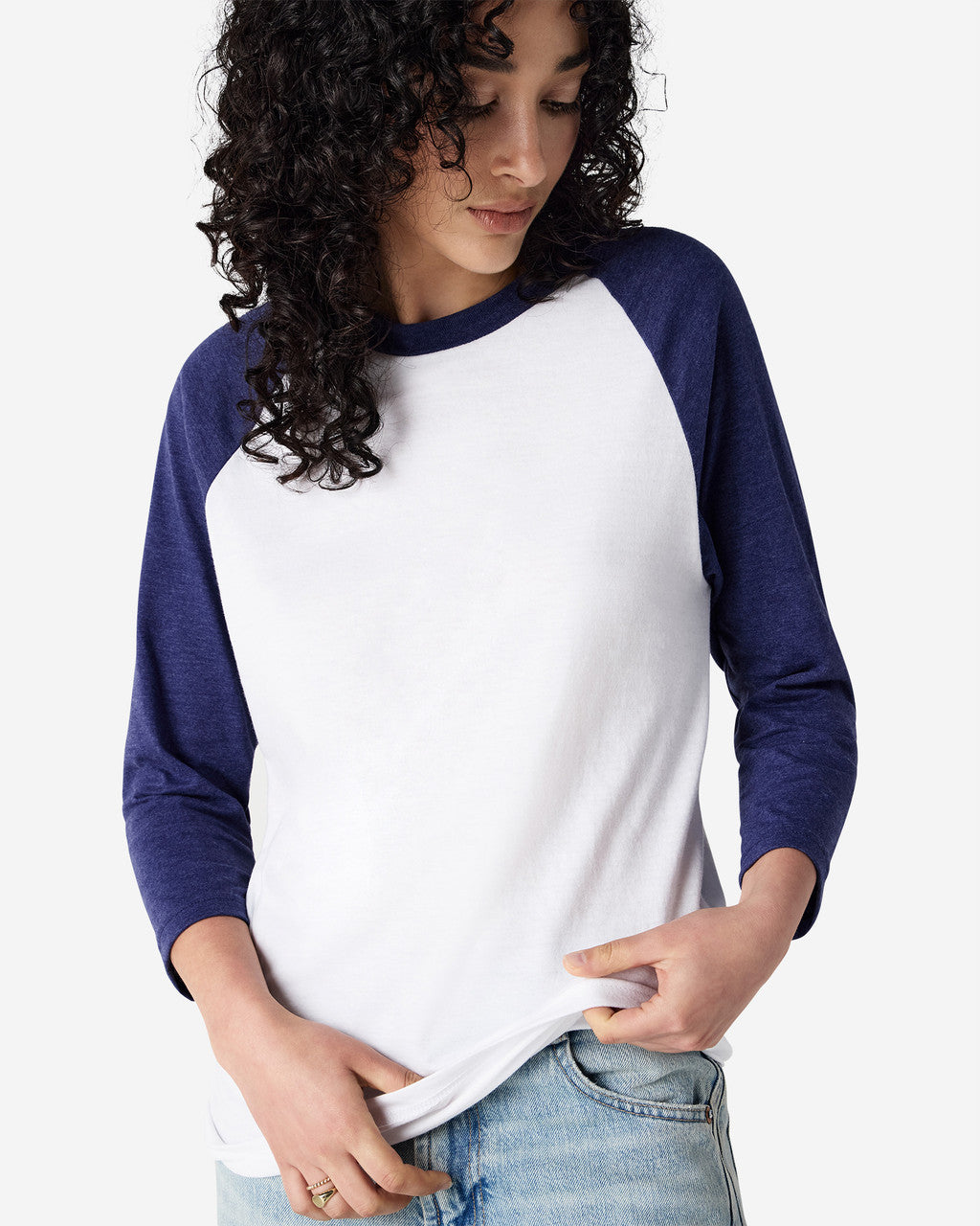 American Apparel Adult CVC Raglan T-shirt (2003CVC)