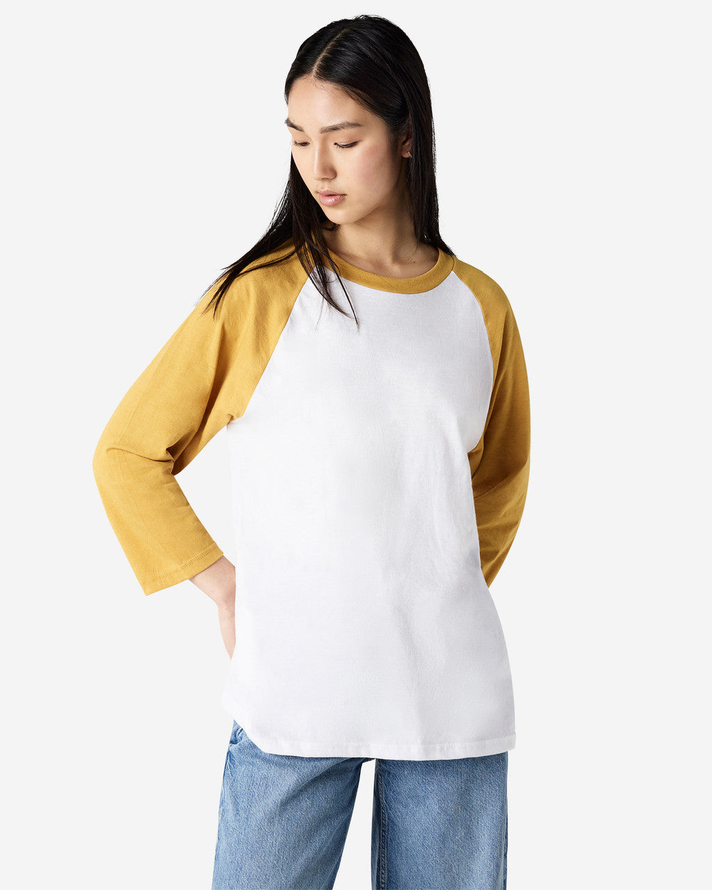 American Apparel Adult CVC Raglan T-shirt (2003CVC)