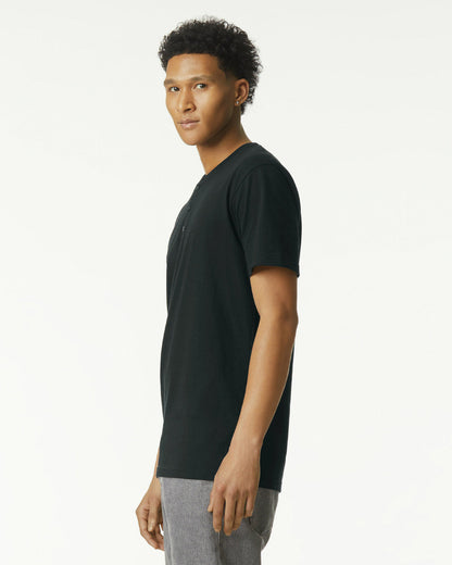 American Apparel Adult CVC Henley T-shirt (2004CVC)