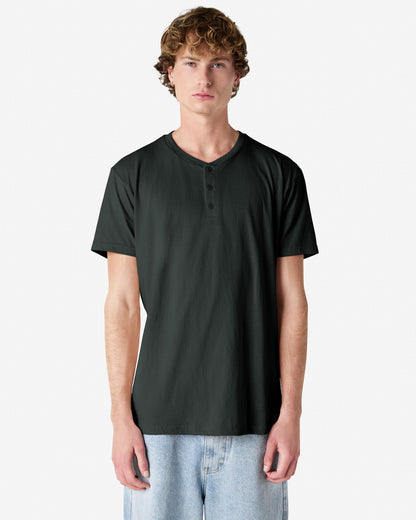 American Apparel Adult CVC Henley T-shirt (2004CVC)