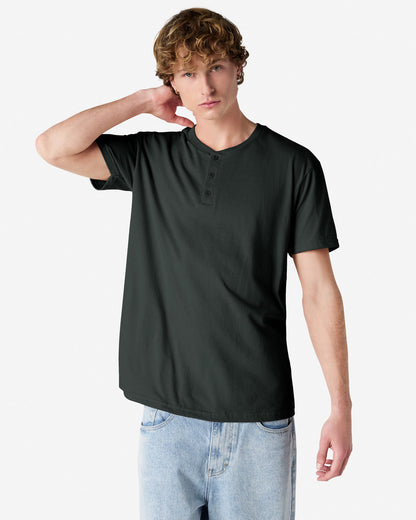 American Apparel Adult CVC Henley T-shirt (2004CVC)