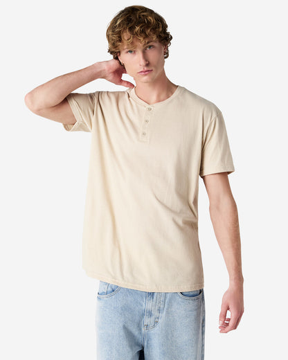 American Apparel Adult CVC Henley T-shirt (2004CVC)