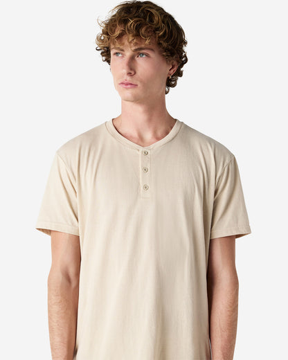 American Apparel Adult CVC Henley T-shirt (2004CVC)