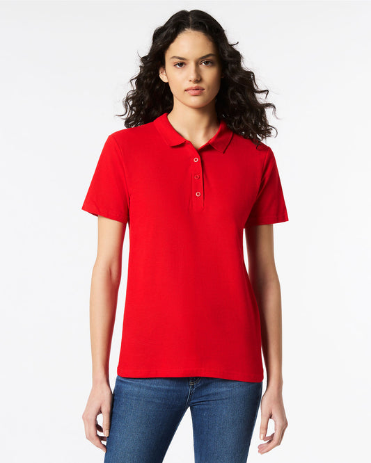 Gildan Softstyle Ladies Double Pique Polo (64800L)