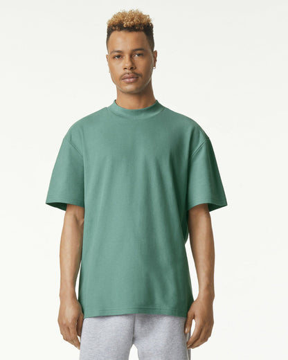 American Apparel Pique Unisex Mockneck T-shirt (1PQ)