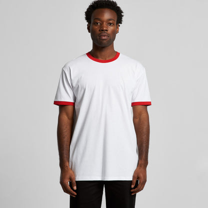 Ascolour Mens Staple Ringer Tee  (5053)