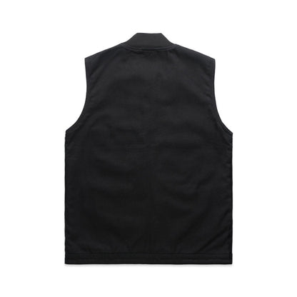 Ascolour Mens Canvas Heavy Vest (5528)