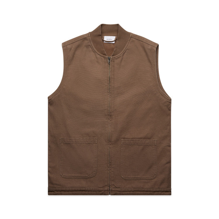 Ascolour Mens Canvas Heavy Vest (5528)