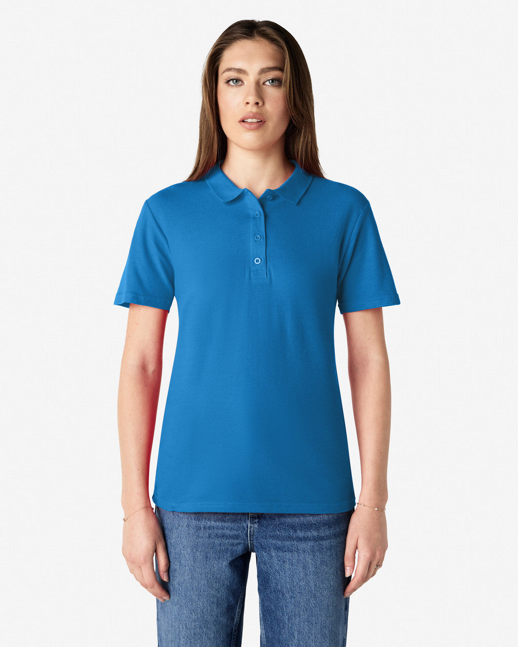 Gildan Softstyle Ladies Double Pique Polo (64800L)