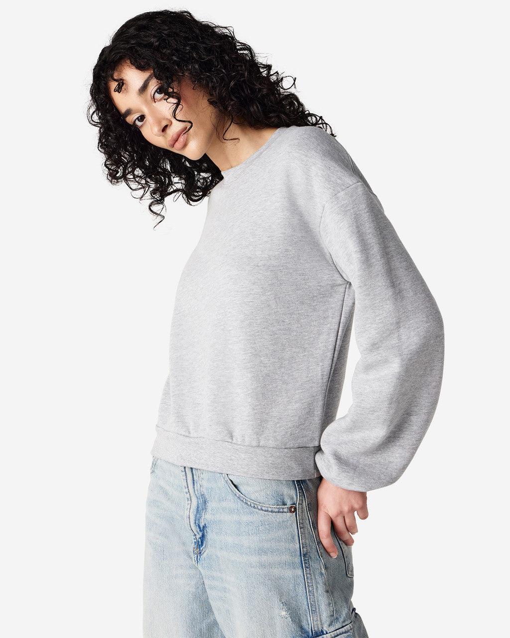 American Apparel Ladies Reflex Crewneck Sweatshirt (RF494)