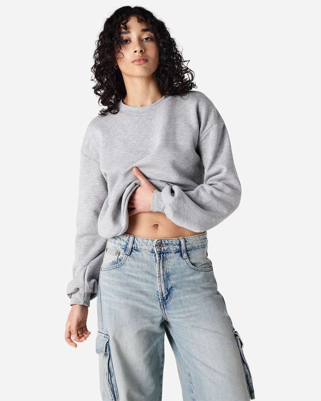 American Apparel Ladies Reflex Crewneck Sweatshirt (RF494)