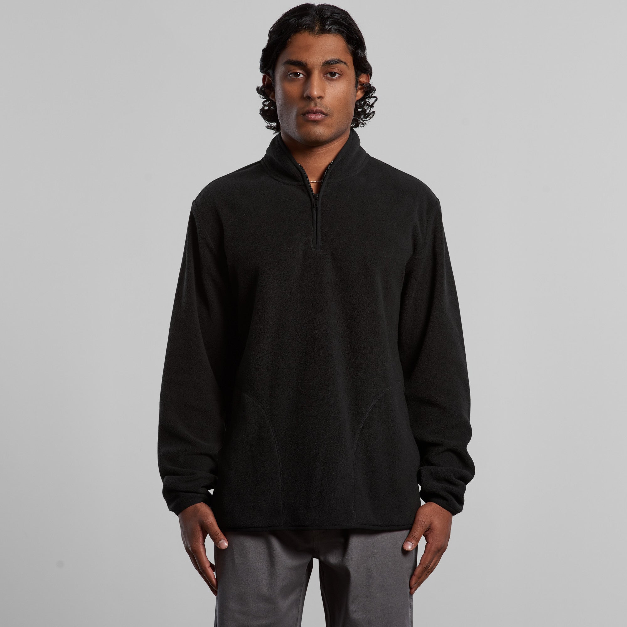 Half zip micro cheap fleece